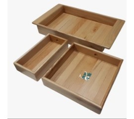 Wooden Trey (set Of 3)