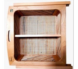 Wooden Wicker Basket Shamaq